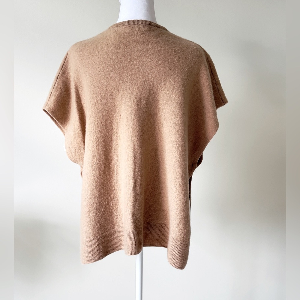 Nordstrom Tan Poncho Sweater - Picture 4 of 6